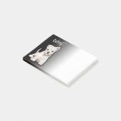 Westyの子犬のカスタムな黒はブロックポスト・イットの衰退します ポストイット (アングル)