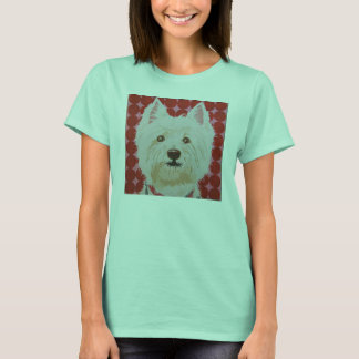 WESTY RETRO VINTAGE West Highland White Terriers Tシャツ
