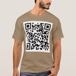 Wet fart QR code joke meme Tシャツ