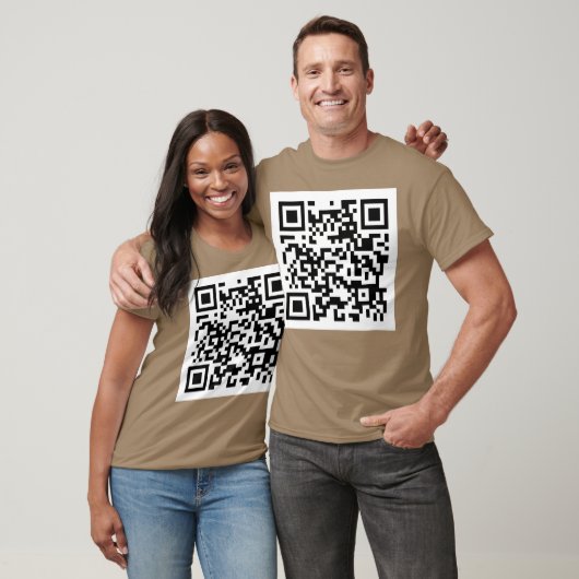Wet fart QR code joke meme Tシャツ (ユニセックス)