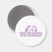 We't Gossiping We're Networking Purple マグネット (正面/裏面)