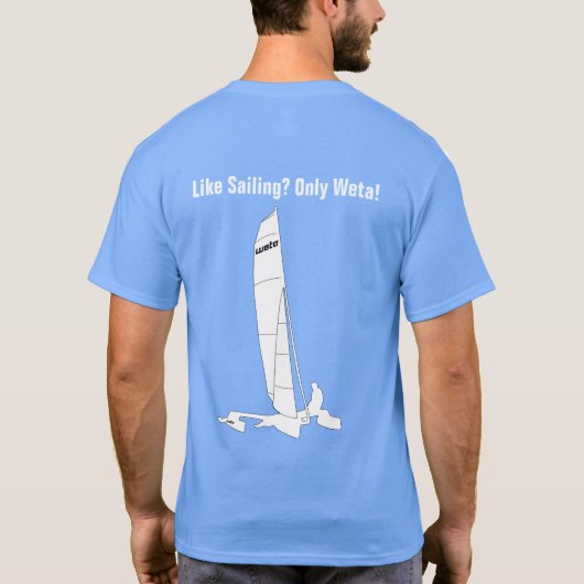 Weta週のTシャツとのWetaよりよい週を過して下さい Tシャツ (裏面)