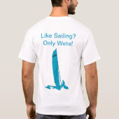 Weta週のTシャツを持って下さい Tシャツ (裏面)