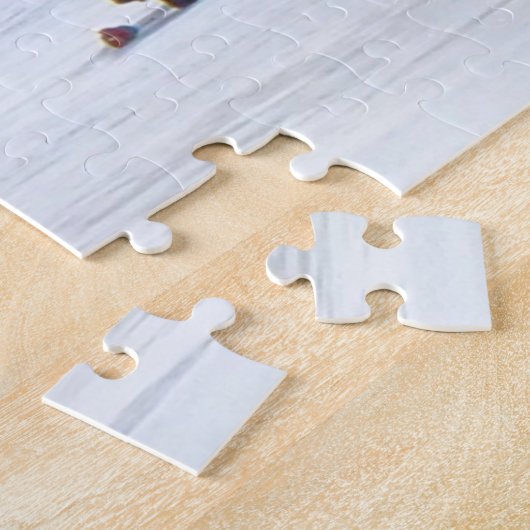 Wethersfield Cove in Winter, Old Wethersfield CT ジグソーパズル (側面)