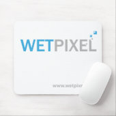 Wetpixelのロゴのマウスパッド マウスパッド (マウス)