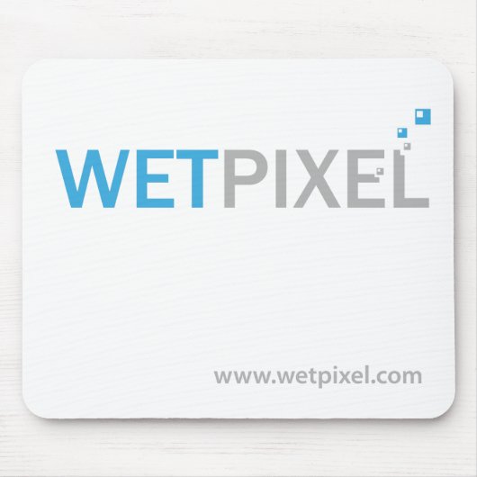 Wetpixelのロゴのマウスパッド マウスパッド (正面)