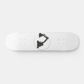 Wettbewerbs-Skateboard mit Bagger-Grafik スケートボード (横)