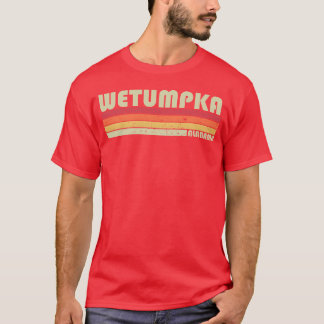 Wetumpka Al Alabama City Home Roots 70S 80S family Tシャツ