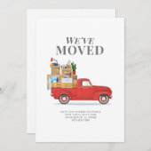 Weve移動レッドトラックの移動発表 案内状 (正面/裏面)