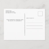 Weve Move 素朴 New Address Pet Photo Dog Moving 案内ポストカード (裏面)