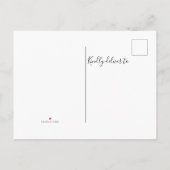 We've Moved Change of Address Blue Door  案内ポストカード (裏面)