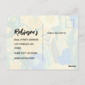  We've moved, chic, change of address announcement ポストカード (裏面)