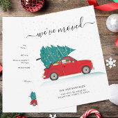 We've Moved Christmas Holiday Moving 案内状