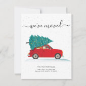 We've Moved Christmas Holiday Moving 案内状 (正面)