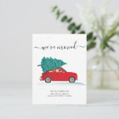 We've Moved Christmas Holiday Moving 案内状 (スタンド正面)