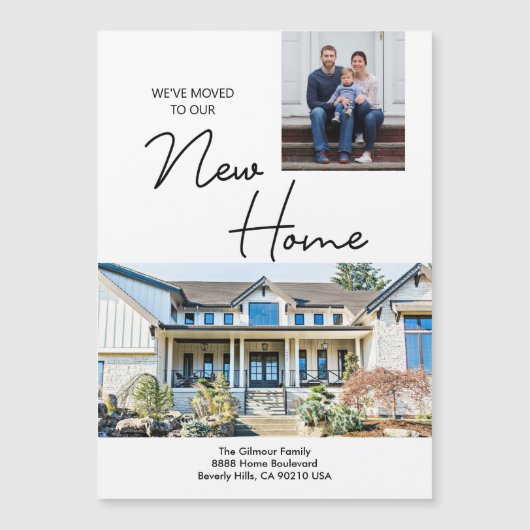 We've moved Custom Photo New Address Moving (正面)