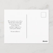 We've Moved Funny Golf Ball in Rough Personalized ポストカード (裏面)