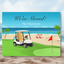 We've Moved Golf Course Beach Moving Announcement