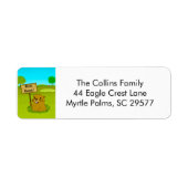 We've Moved Gopher on Golf Course Announcement  ラベル (正面)