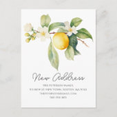 We've Moved | Lemon Blossom New Address  案内ポストカード (正面)