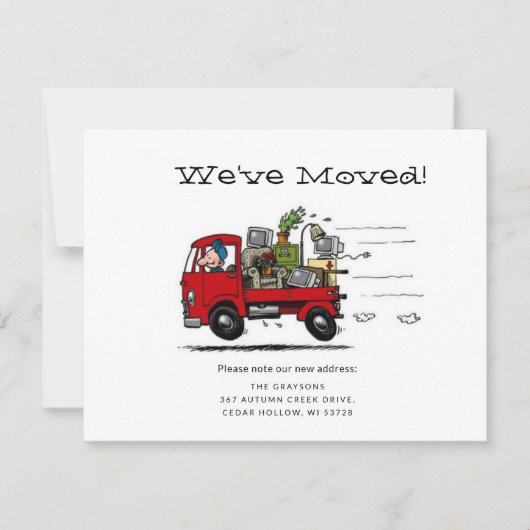 We've Moved! New Home  案内状 (正面)