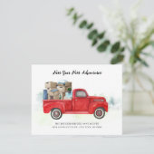 We've Moved New Year Moving Announcement Card 案内状 (スタンド正面)