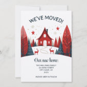 We've Moved Scandinavian New Home Change Address 案内状 (正面)