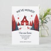 We've Moved Scandinavian New Home Change Address 案内状 (スタンド正面)