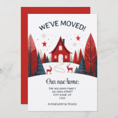 We've Moved Scandinavian New Home Change Address 案内状 (正面/裏面)