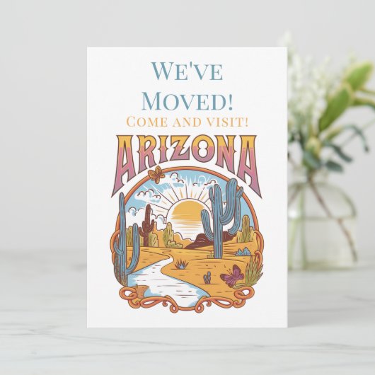 We've Moved to Arizona 案内状 (スタンド正面)