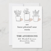 We've Planted New Roots Plants Moving Announcement (正面)