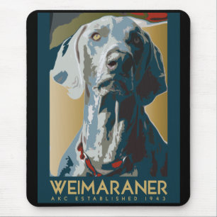 Wewimaranerの国家: 1943年のWeimaraner マウスパッド
