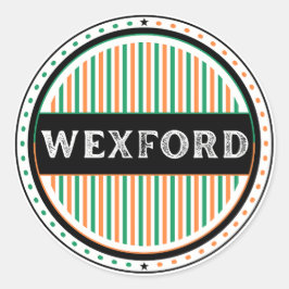 Wexford City Pride Emblem – Irish Identity ラウンドシール