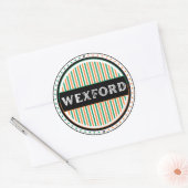Wexford City Pride Emblem – Irish Identity ラウンドシール (封筒)