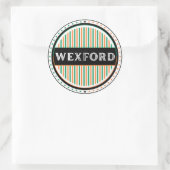 Wexford City Pride Emblem – Irish Identity ラウンドシール (バッグ)