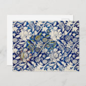 Wey, by William Morris Beautifulヴィンテージ・アート ポストカード (正面/裏面)