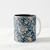 Wey, Wallpaper, 1883 by William Morris ツートーンマグカップ (正面右)