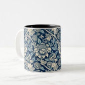 Wey, Wallpaper, 1883 by William Morris ツートーンマグカップ (正面左)