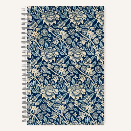 Wey, Wallpaper, 1883 by William Morris ノートブック (正面)