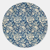 Wey, Wallpaper, 1883 by William Morris ラウンドシール (正面)