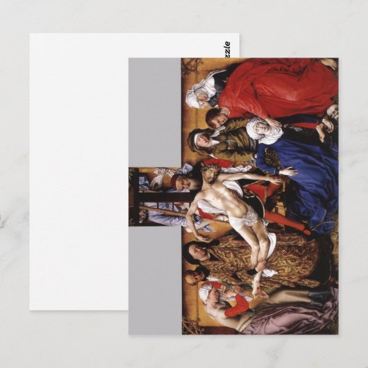 Weyden, Rogier van der Deposition Italiano：寄託 ポストカード (正面/裏面)