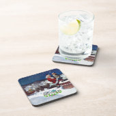 Weyeth - Santa Delivering Books for Christmas コースター (右側)