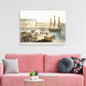 Weymouth Harbor, A Voyage のまわりに Britか素晴らしら キャンバスプリント (インサイチュ (リビング))