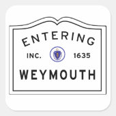 Weymouth MAに入る スクエアシール (正面)