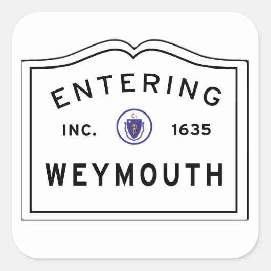 Weymouth MAに入る スクエアシール (正面)