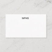 WFHS 名刺 (正面)