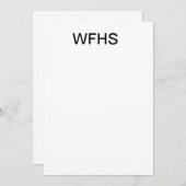 WFHS 招待状 (正面/裏面)