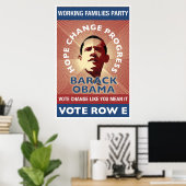 WFP - Vote Change Like You Mean It - T. Stoner ポスター (ホームオフィス)