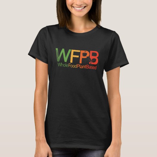 WFPBのロゴ- Tシャツの暗闇 Tシャツ (正面)