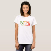WFPBのロゴ- Tシャツの白 Tシャツ (正面フル)